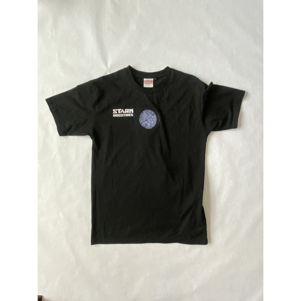 Adult Official Marvel Collectable Stark Industries Light-Up LED Shirt Iron Man